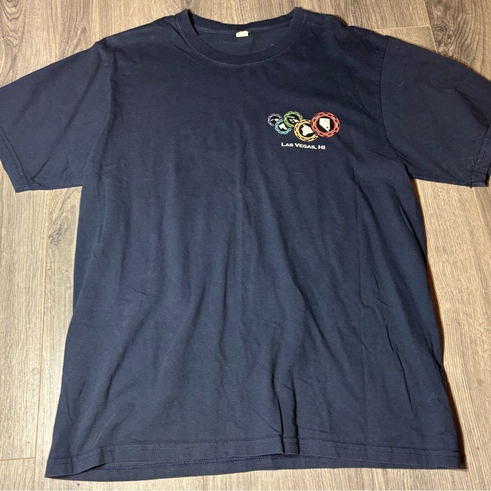 Las Vegas Hawaii Graphic Tee Shirt Mens Size Large EPC